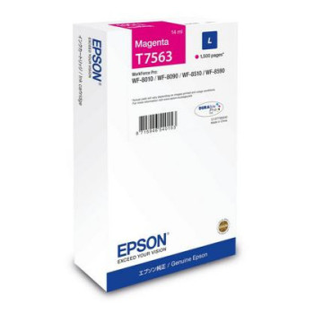 Epson C13T75634N nabój z tuszem 1 szt. Oryginalny Standardowa wydajność Purpurowy