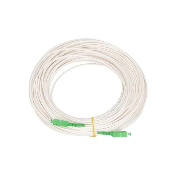 Patchcord SC/APC-SC/APC SM G657A2 SIMPLEX 3.0mm 25m LSOH biały Patchcord SC/APC-SC/APC SM G657A2 SIMPLEX 3.0mm 25m LSOH biały