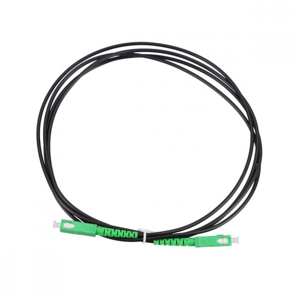 Patchcord SC/APC-SC/APC SM SIMPLEX 3.0mm 3m czarny Patchcord SC/APC-SC/APC SM SIMPLEX 3.0mm 3m czarny