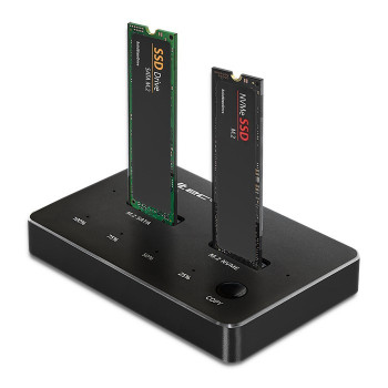 Stacja dokująca dysków SSD M.2 NVMe SATA USB-C DUAL 2 x 2TB