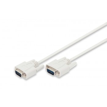 Kabel połączeniowy RS232 1:1 Typ DSUB9/DSUB9 M/M 2m Szary