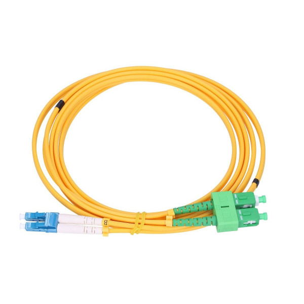 Patchcord SC/APC-LC/UPC SM G.652D DUPLEX 2m Patchcord SC/APC-LC/UPC SM G.652D DUPLEX 2m