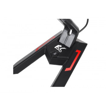 NANORS MIKROFON GAMINGOWY USB LED YOUTUBE STREAMING 1.5M CZUŁOŚĆ 21DB+3DB RS710