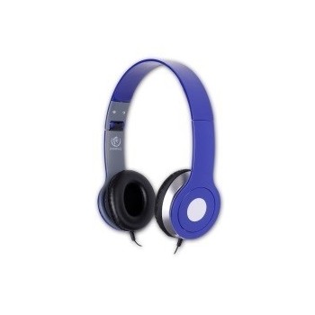 Stereofoniczne słuchawki z mikrofonem CITY BLUE