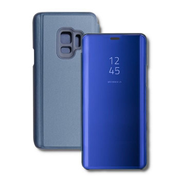 Etui Qoltec do Samsung Galaxy S9 flip cover niebieskie
