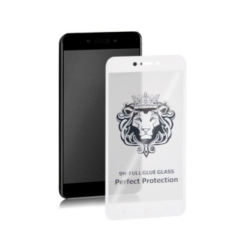 Szkło ochronne hartowane PREMIUM Qoltec do Xiaomi Redmi 5A Białe
