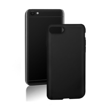 Etui Qoltec na iPhone 6 Płynny silikon Czarne