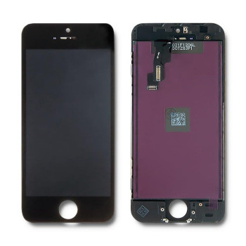 Wyświetlacz dotykowy LCD Qoltec do iPhone 5C ramka czarna