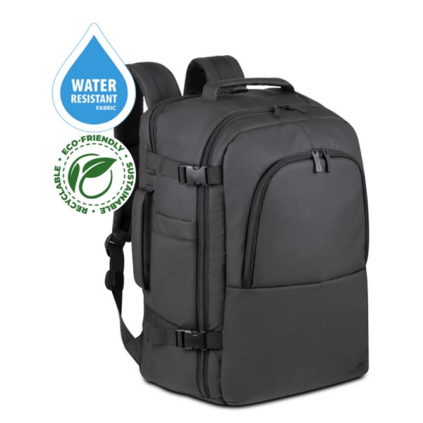 Plecak do notebooka 17,3" RIVACASE ECO Tegel 8465, czarny, z ekologicznego, wodoodpornego materiału z recyklingu (rPET) Plecak do notebooka 17,3" RIVACASE ECO Tegel 8465, czarny, z ekologicznego, wodoodpornego materiału z recyklingu (rPET)