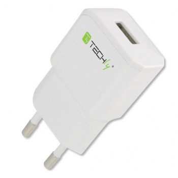 Ładowarka sieciowa Techly Slim USB 5V 2,1A biała