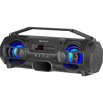 Głośnik Defender G104 Bluetooth 12W MP3/FM/SD/USB/TWS/LED czarny
