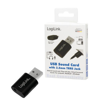 Karta dźwiękowa USB Logilink UA0299 z gniazdem TRRS