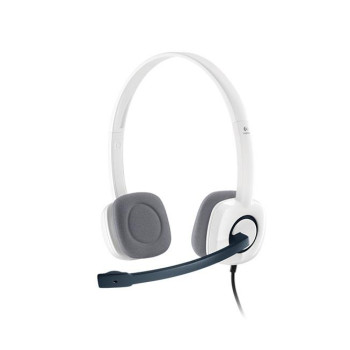 Słuchawki z mikrofonem Logitech H150 białe