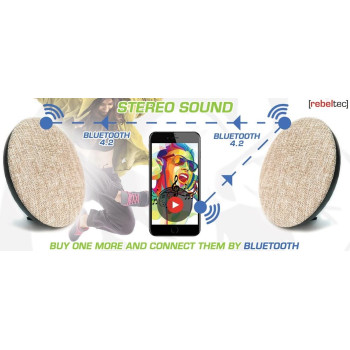 Głośnik Bluetooth Rebeltec PLANET 190 beige