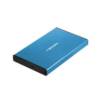 Obudowa na dysk HDD/SSD Natec RHINO Go USB 3.0 2.5" SATA niebieska