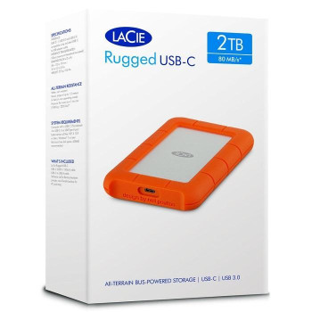 Dysk zewnętrzny LaCie Rugged STFR2000800 2TB 2,5" USB 3.1