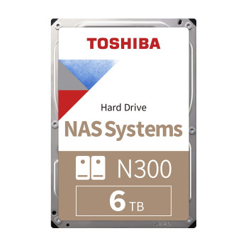 Dysk Toshiba N300 HDWG460UZSVA 6TB 3,5" 7200 256MB SATA III NAS BULK
