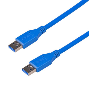 Kabel USB 3.0 Akyga AK-USB-14 USB A(M) - A(M) 1,8m niebieski