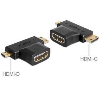 Adapter HDMI-A(F) - HDMI -C+HDMI-D(M)