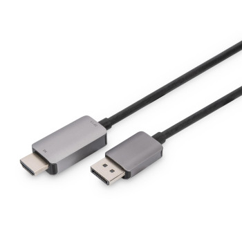 Kabel adapter DIGITUS PREMIUM DisplayPort - HDMI 8K 60Hz DP/HDMI M/M 1,8m