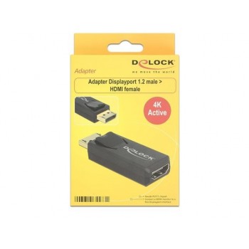 Adapter Displayport 1.2(M) - HDMI(F) 4K Active