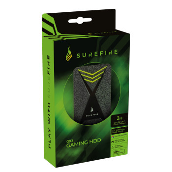 SureFire Gaming zewnętrzny dysk twarde 2 TB Czarny, Szary