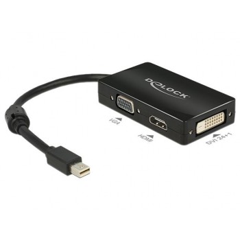 Adapter Displayport Mini(M) - HDMI(F)/VGA(F)/DVI-D(24+1)(F)
