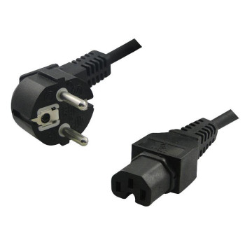 Kabel zasilający LogiLink CP105 Schuko C15 czarny 2m