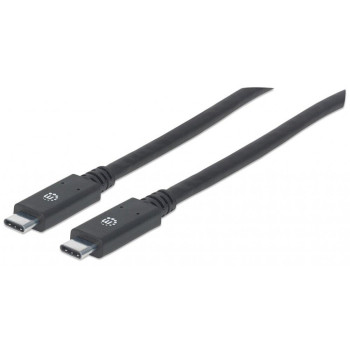 Kabel Manhattan USB-C 3.2 Gen1 M/M 2m czarny