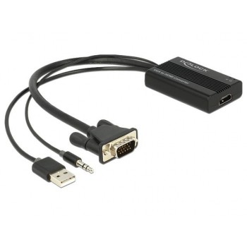 Adapter VGA(M)+USB(Power)+Jack(Audio) - HDMI(F)