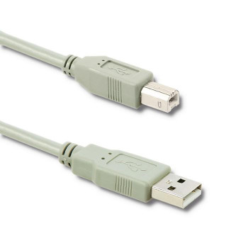 Kabel USB 2.0 Qoltec A męski / B męski 1m
