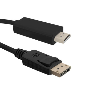 Kabel DisplayPort v1.2 Qoltec męski / HDMI męski 4Kx2K 3m