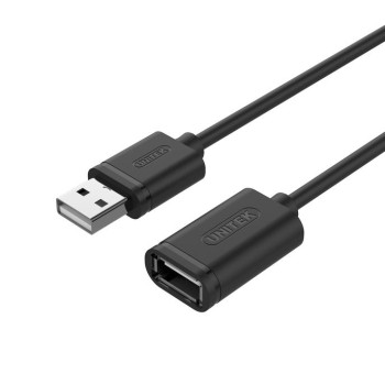 Kabel przedłużacz Unitek Y-C428GBK USB 2.0, AM-AF, 1m