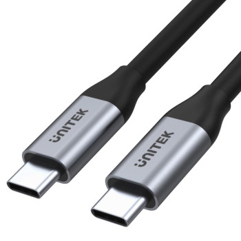 Kabel USB Unitek C14091ABK USB-C - USB-C M/M 5Gbps, 4K@60Hz, 20V/2A, 2m