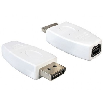 Adapter Displayport(M) - Displayport Mini(F) White