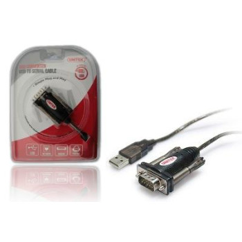 Adapter Unitek Y-105A USB - 1x RS-232 + Adapter DB9F/DB25M