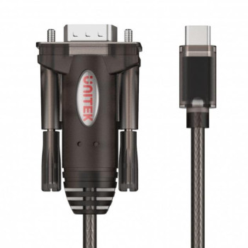 Kabel adapter Unitek Y-1105K USB Type-C do RS-232 DB9M