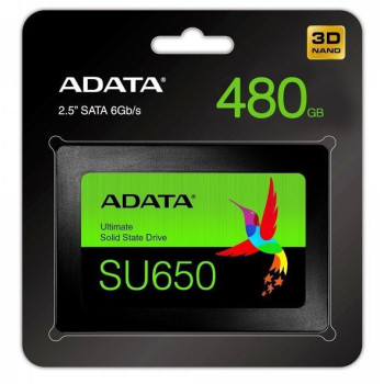 Dysk SSD ADATA Ultimate SU650 480GB 2,5" SATA3 (520/450 MB/s) 7mm, 3D NAND / Black Retail