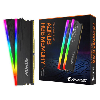 Pamięć DDR4 Gigabyte AORUS RGB 16GB (2x8GB) 3733MHz CL18 1,4V