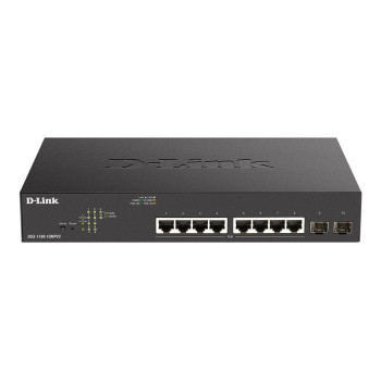 Switch zarządzalny D-Link DGS-1100-10MPV2 8x1000PoE 2xSFP Mbps Gigabit