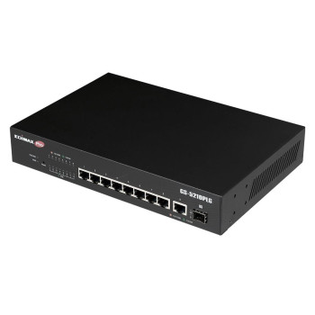 Switch zarządzalny Edimax GS-5210PLG 10-port gigabit PoE+ Web Smart z 1x Gigabit Combo SFP