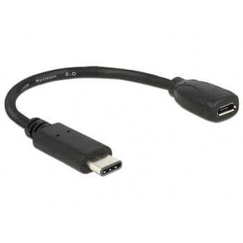 Adapter USB Type-C(M) - Micro-B(F) 2.0 15cm