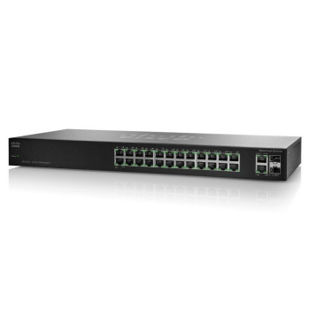 Switch niezarządzalny Cisco SF112-24 24x10/100 2xCombo 2xSFP 19" rack