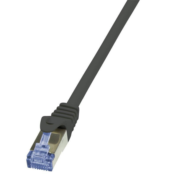 Patchcord LogiLink CQ3063S Cat.6A S/FTP 3m czarny Patchcord LogiLink CQ3063S Cat.6A S/FTP 3m czarny