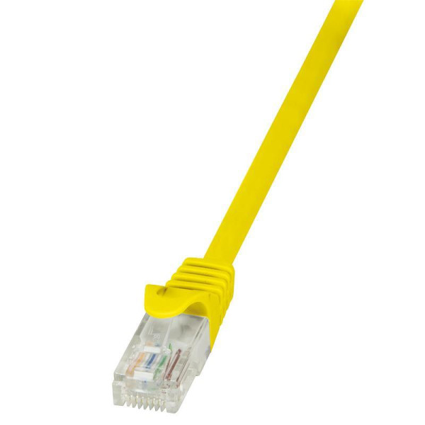 Patchcord LogiLink CP1057U CAT5e U/UTP 2m, żółty Patchcord LogiLink CP1057U CAT5e U/UTP 2m, żółty