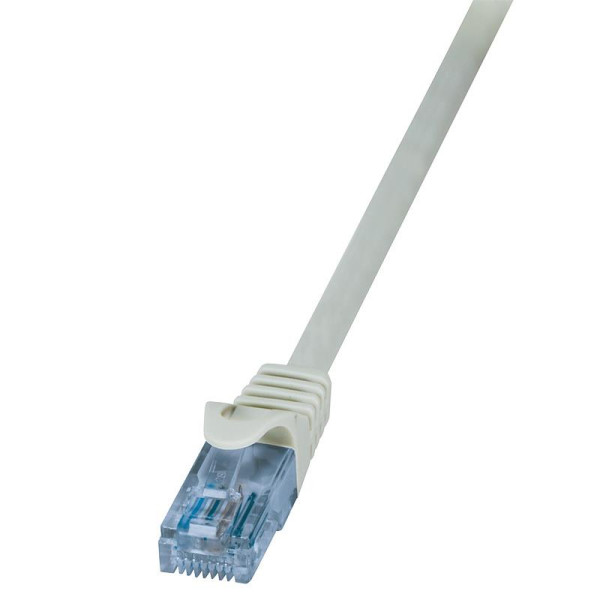 Patchcord LogiLink CP3012U Cat.6A U/UTP 0,25m szary Patchcord LogiLink CP3012U Cat.6A U/UTP 0,25m szary