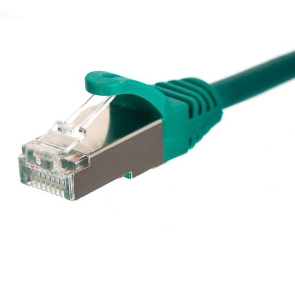 Patchcord RJ45, Netrack osłonka zalewana, kat. 5e FTP/STP, 0,25m zielony Patchcord RJ45, Netrack osłonka zalewana, kat. 5e FTP/STP, 0,25m zielony