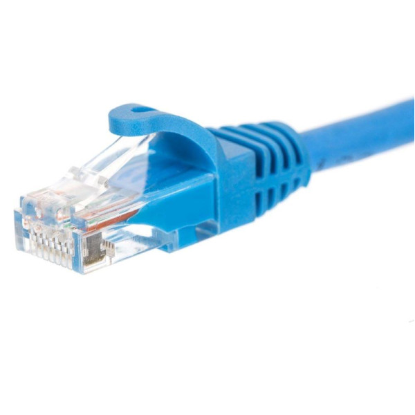 Patchcord RJ45, Netrack osłonka zalewana, kat. 5e UTP, 1,5m niebieski Patchcord RJ45, Netrack osłonka zalewana, kat. 5e UTP, 1,5m niebieski