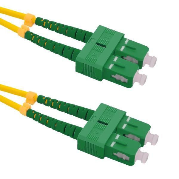 Patchcord Światłowodowy Qoltec SC/APC-SC/APC SM9/125 G652D 0,5m Patchcord Światłowodowy Qoltec SC/APC-SC/APC SM9/125 G652D 0,5m