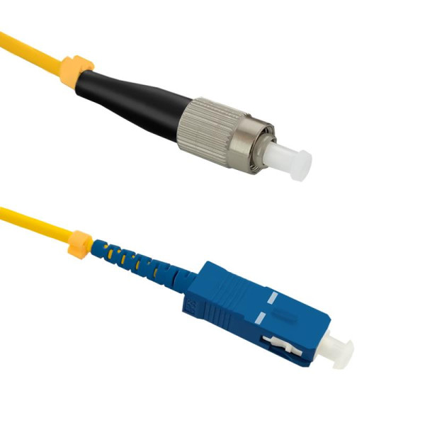 Patchcord Światłowodowy Qoltec SC/UPC-FC/UPC SM 9/125 G652D 1m Patchcord Światłowodowy Qoltec SC/UPC-FC/UPC SM 9/125 G652D 1m
